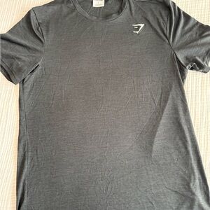 GymShark Heather Charcoal Performacetee size Large NWOT